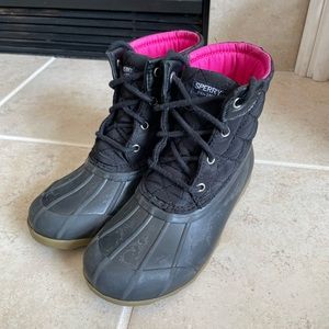 Kids Sperry port boots duck boots size 2